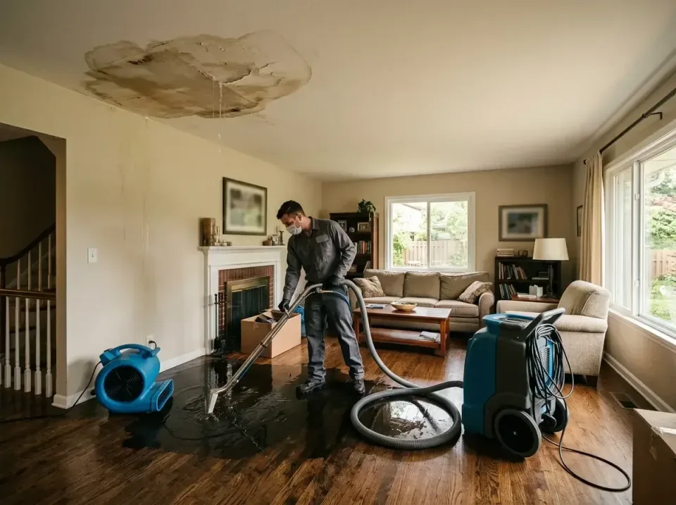 attic-pipe-burst-ceiling-drip-008 — frequently asked questions, Water Damage Restoration & Carpet Care in Riva, MD